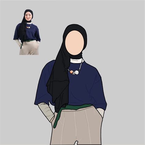 Jual Illustrasi Wajah Faceless Tanpa Wajah Shopee Indonesia