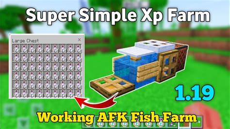 Easiest 1 19 Automatic AFK Fish Farm Tutorial In Minecraft Bedrock