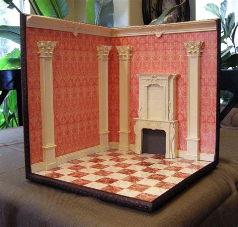 1 12 Scale Corner Room Box Room Box Miniatures Room Box Doll