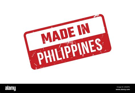 Made In Philippines Rubber Stamp Stock Vector Image Art Alamy