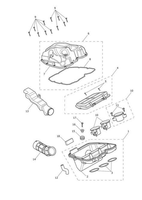 Triumph Tiger Air Intake Duct Airbox Fuel System T2203438
