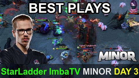 Starladder Imbatv Dota Minor Best Plays Qualifier Day Highlights