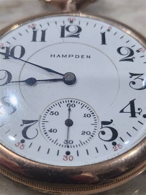 Antique Hampden Pocket Watch Model S Gem