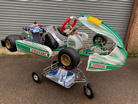 TONY KART RACER 401 RR ROTAX EVO KART COMPLETE USED CHASSIS NEW