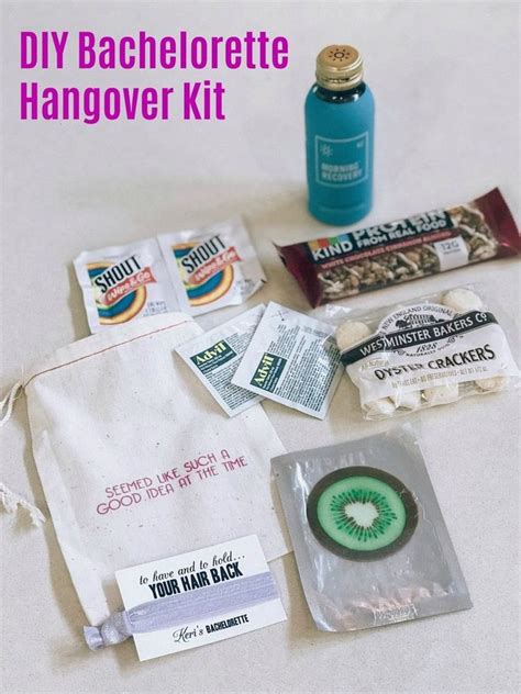 Diy Bachelorette Hangover Diy Kits Bachelorette Diy Diy Bachelorette