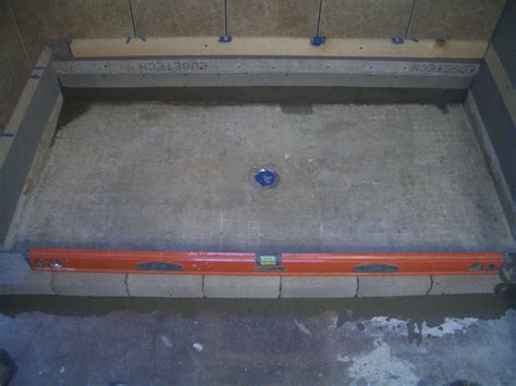 Building A Shower Curb On Concrete Floor Flooring Site