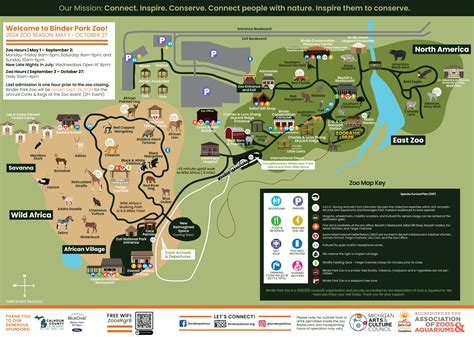 Zoo Map - Binder Park Zoo