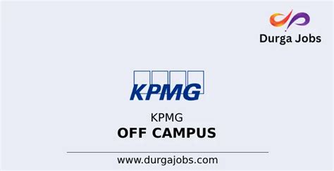 Kpmg Off Campus Drive For Analyst In Bangalore