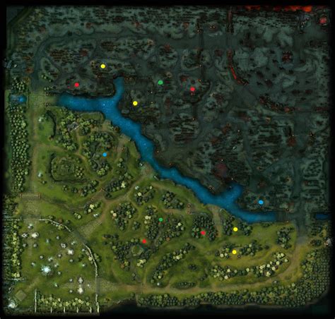 Dota 2 High Res Terrain Map