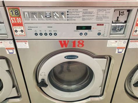 Wascomat Stainless Steel Front Load Washer Coin Op Lb V Ph Model