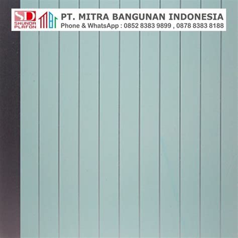 Jual Shunda Plafon PVC Sky Blue With Silver Lines PL 08 006 PL 10