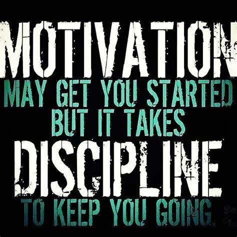 Motivation Vs Discipline Inspirational Quotes Poster