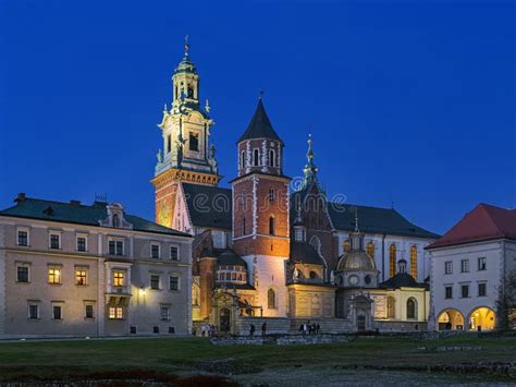 Catedral De Wawel En Krak W En Crep Sculo Polonia Foto De Archivo