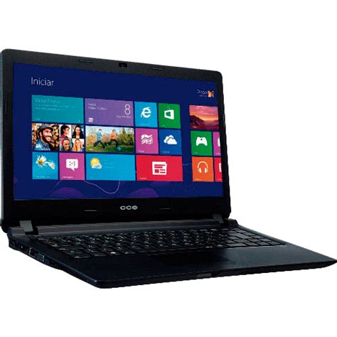 Notebook Cce Ultrafino N Preto Intel Core I U