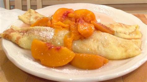 Peach Crepes Recipe