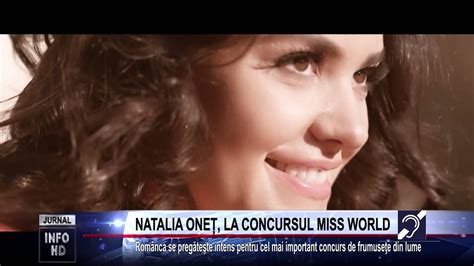 NATALIA ONEȚ LA CONCURSUL MISS WORLD YouTube