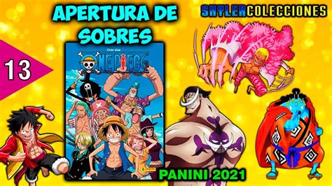 Apertura De Sobres Sticker Album Tapa Dura One Piece Parte