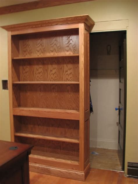 Bookcase Slides to Reveal Hidden Closet | StashVault