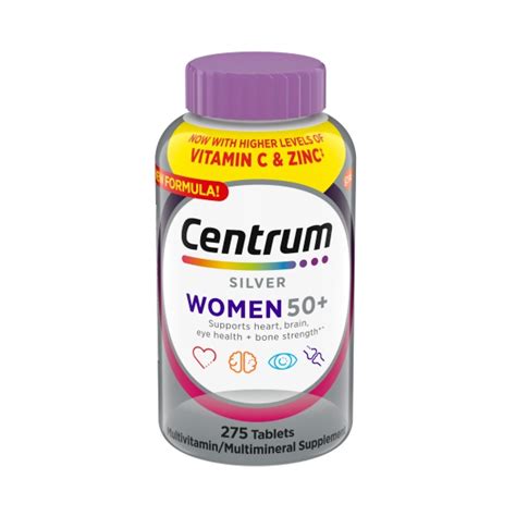 Centrum Silver Women New Fórmula 50 X 275 Tabletas Farmadon La