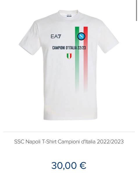 Maglia Scudetto Napoli Prezzo E Dove Acquistarla