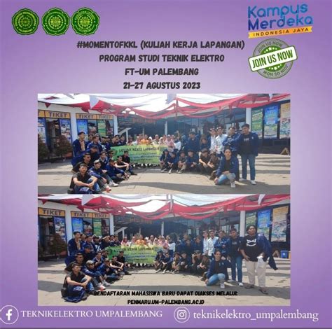 Kuliah Kerja Lapangan Teknik Elektro Universitas Muhammadiyah Palembang