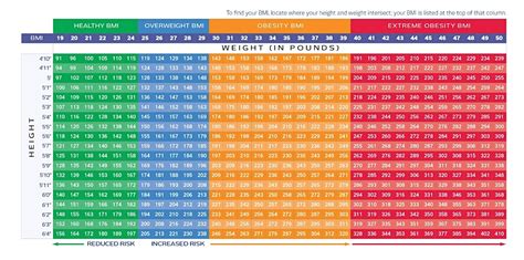 Morbidly Obese BMI Chart