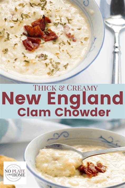 One Pot Thick New England Clam Chowder Recipe No Plate Like Home