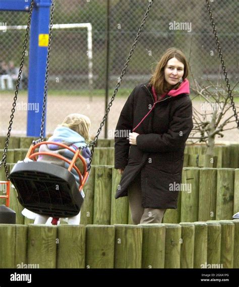 "Cold Feet" Star Helen Baxendale out for a stroll with her daughter