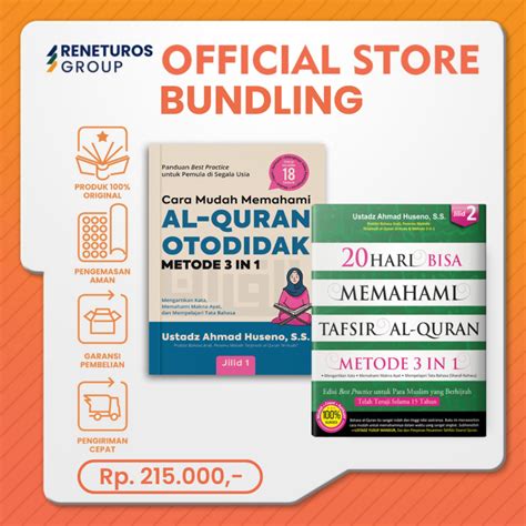 Jual Paket Bundling 2 Buku Cara Mudah Memahami Al Quran Otodidak