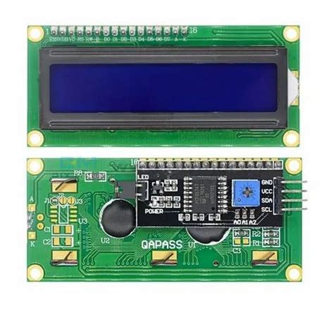 Normal Blue Lcd Parallel Lcd Display With Iic I C Interface For