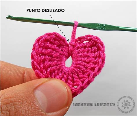 Corazones A Crochet Foto Tutorial PATRONES VALHALLA Patrones