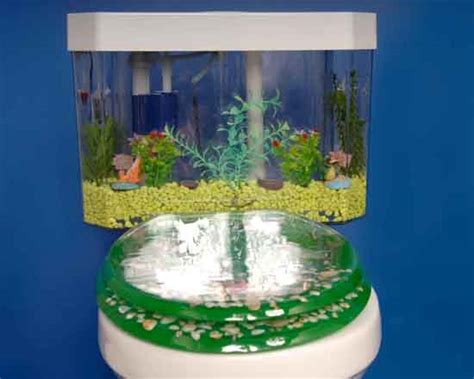 Fantastic Aquarium Design On Toilet Tank Home Design Garden