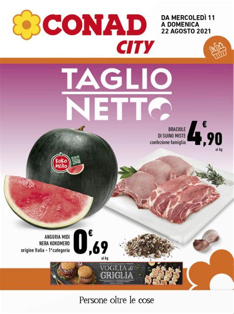 Volantino CONAD City TAGLIO NETTO COSENZA PRIME