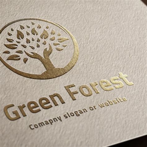 Green Forest Logo | Forest logo, Logo templates, Cute designs to draw