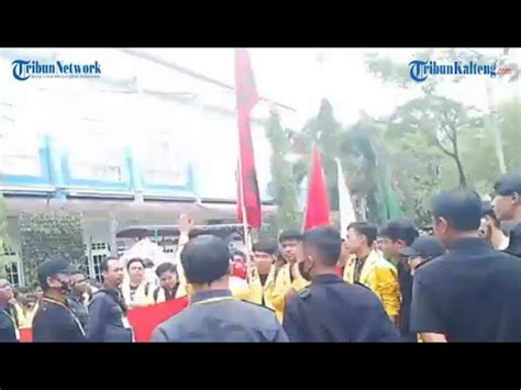 Geger Demo Mahasiswa UPR Universitas Palangkaraya Di Rektorat YouTube