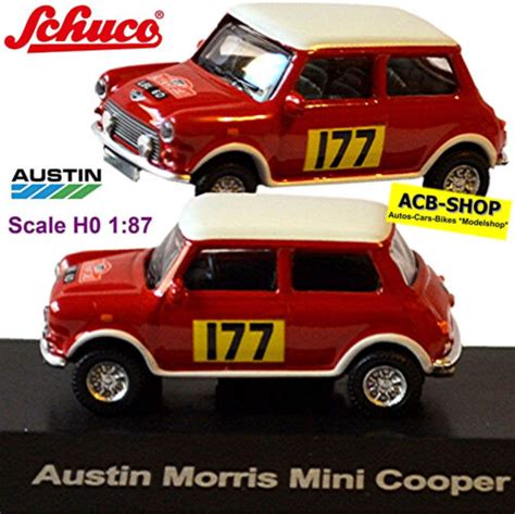 Austin Morris Mini Cooper Rallye Monte Carlo Rot Schuco