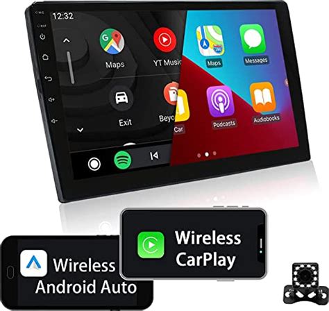 Zhnn Double Din Car Stereo With Wireless Carplay Android Auto Android