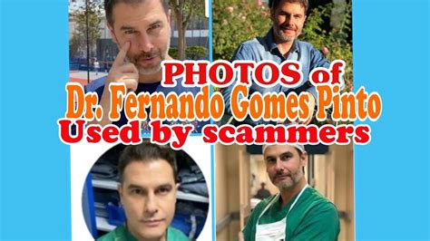 Doctor fernando gomes pinto photos used by scammers catfish romance scams – Artofit