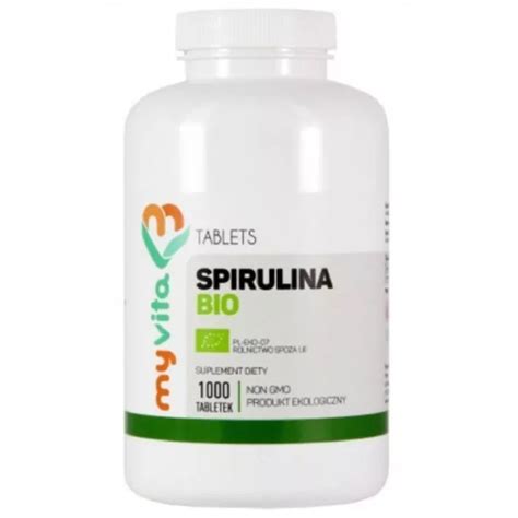 MyVita Spirulina BIO 1000 tabletek opinie skład i cena Apteka