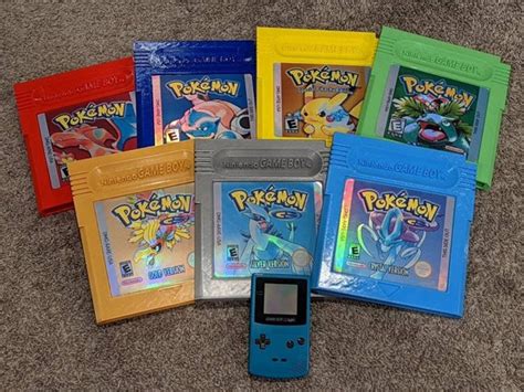 Giant Pokemon Gameboy Cartridge Original Series Etsy Singapore