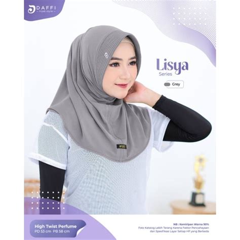 Jual Lisya Dan Attasya Daffi Hijab Terbaru Ori Jilbab Instan Sport