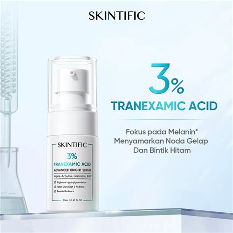 Jual Official Skintific Tranexamic Acid Advanced Bright Serum Ml