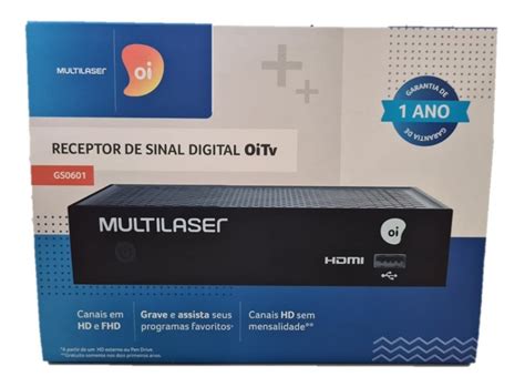 Novo Receptor Oi Tv Livre Hd E Fhd Sinal Digital Multilaser