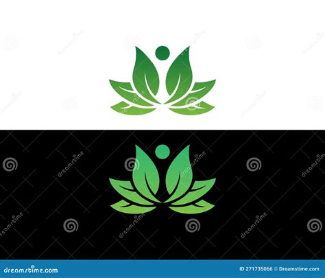 Lotus Flower and Yoga Logo Design Stock Vector - Illustration of care ...