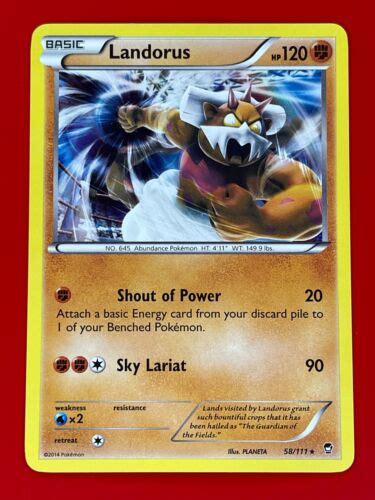 Pok Mon Tcg Landorus Xy Furious Fists Holo Holo Rare