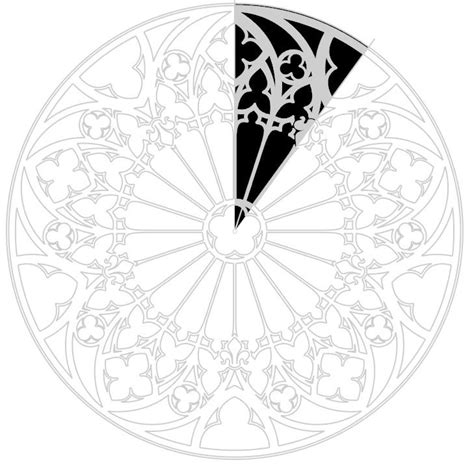 rose window   south gallery   gothic church  st catherine