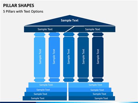 Powerpoint Pillar Diagram Template