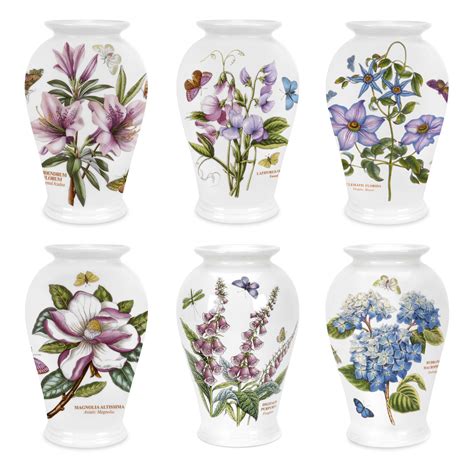 20cm8 Canton Vase Assorted Motifs From Botanic Garden By Portmeirion