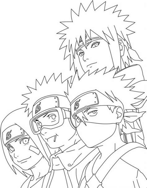 Minato Rasengan Coloring Pages