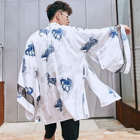 Yukata Haori Kimono Japon S Para Hombre C Rdigan Ropa Asi Tica